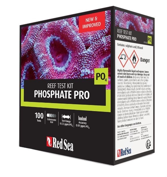 Red Sea Phosphate Pro Po4 High Definition Comparator Test Kit 100 Tests Incl Professional